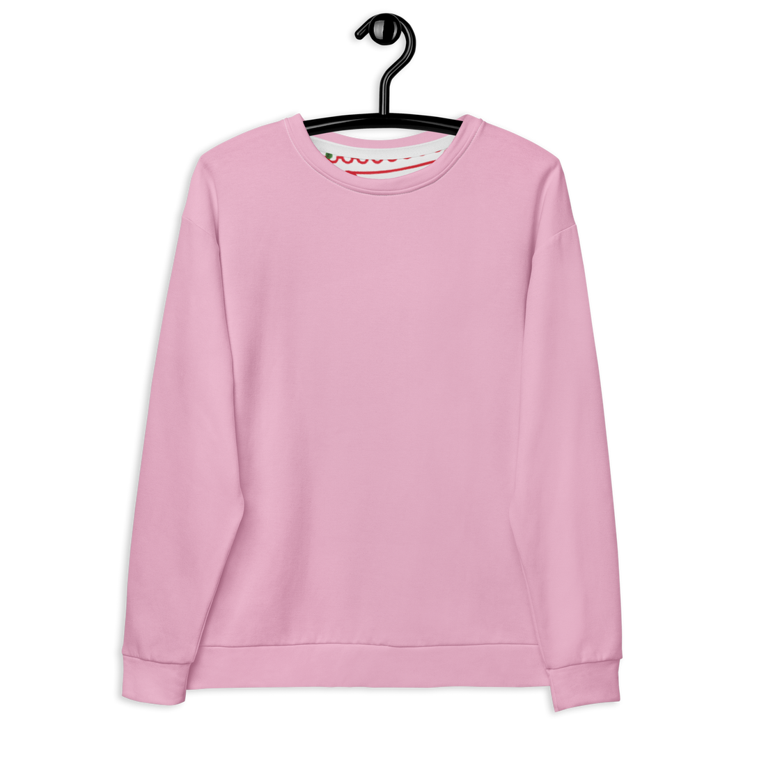Light Pink Sweater | Aesthetic Pastel Pattern Unisex Pullover