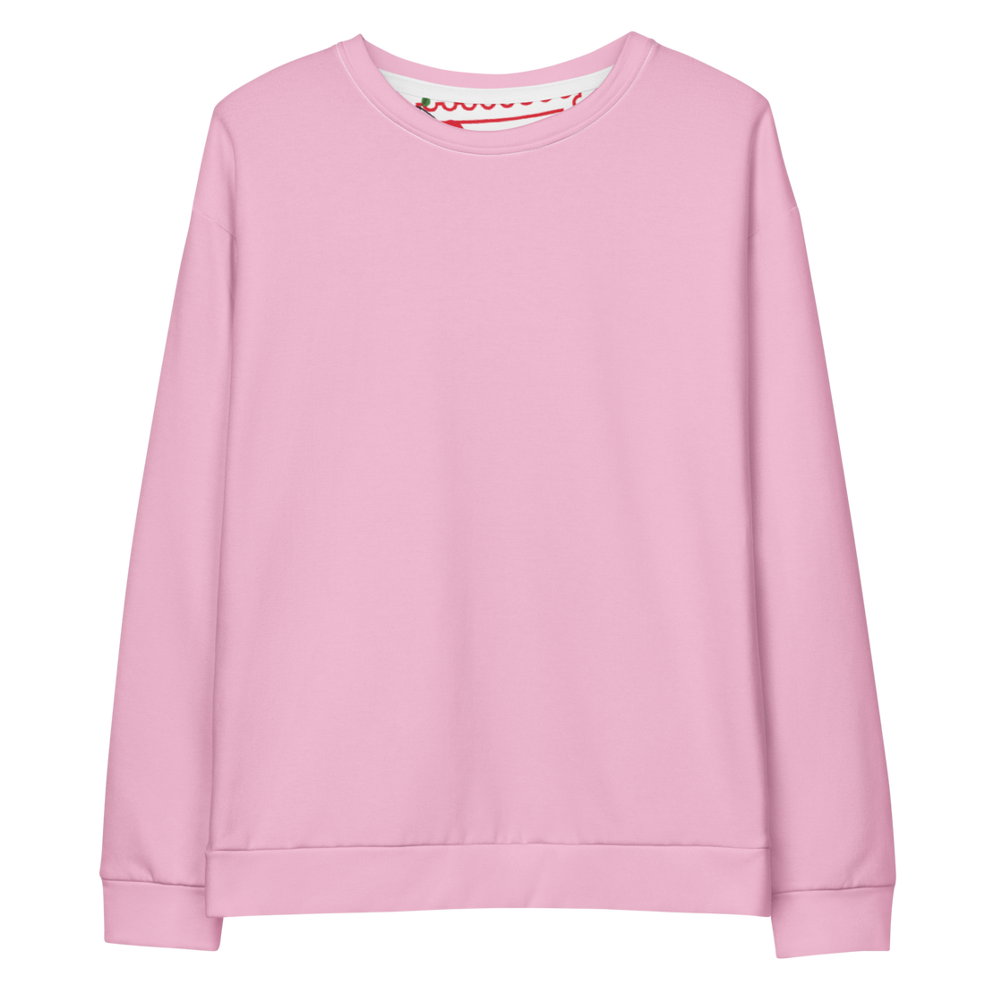 Light Pink Sweater | Aesthetic Pastel Pattern Unisex Pullover