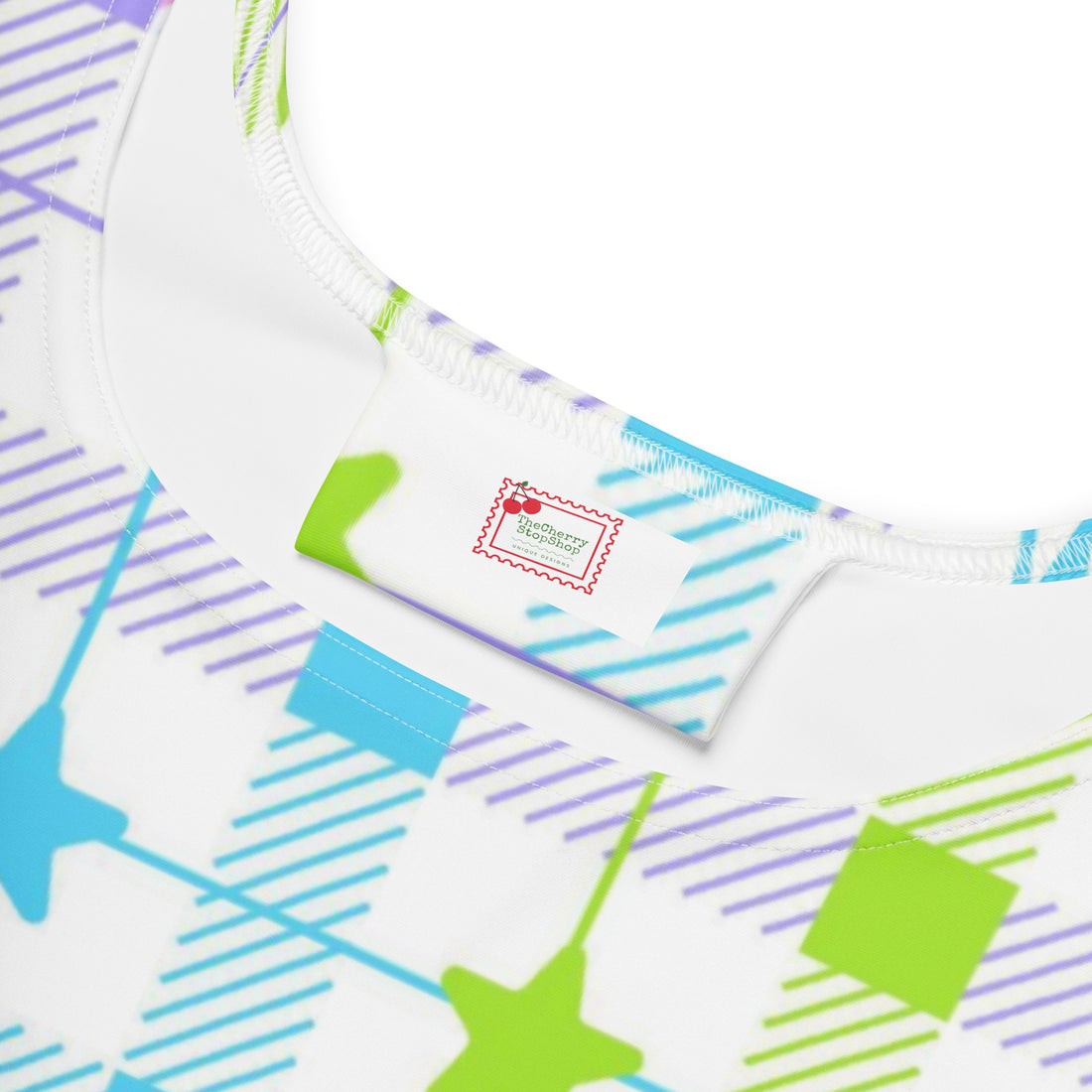 star print skater dress Colorful Star Pattern Dress