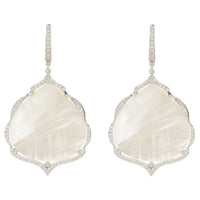 Antoinette Earrings White Mother Of Pearl Silver-0