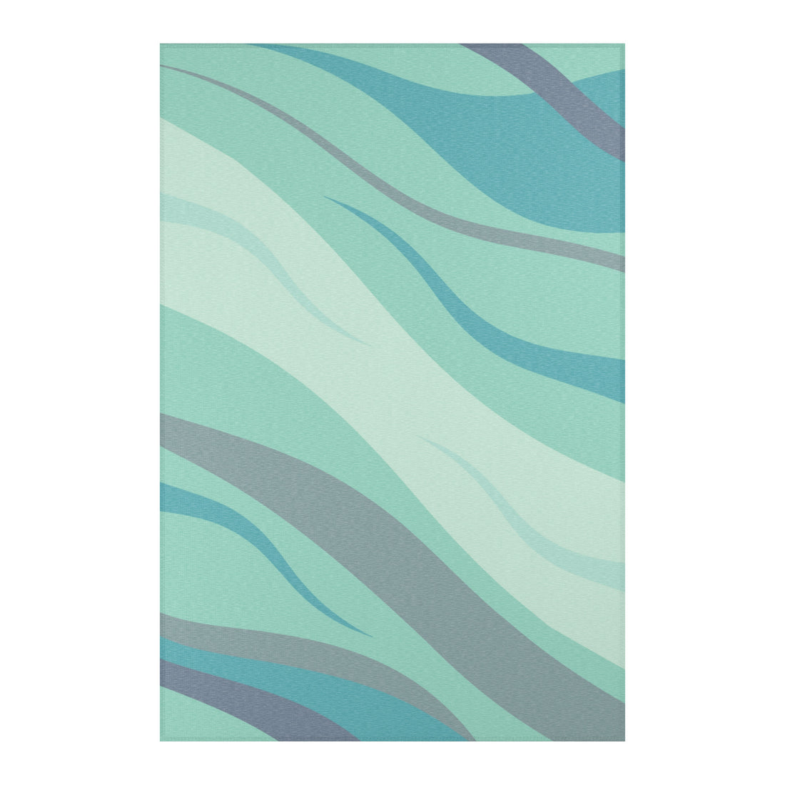 Blue and Sage Green Rug