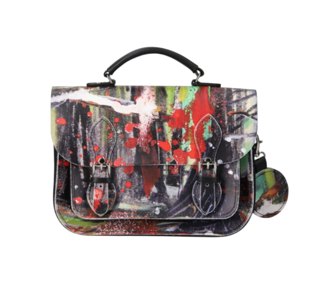 Leather Midi Satchel - Rachel Gadsden Artist Edition-0