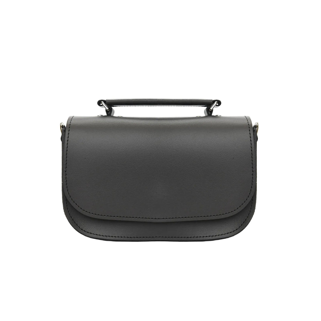 Aura Handmade Leather Bag - Graphite-0