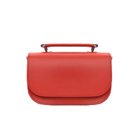 Aura Handmade Leather Bag - Pillar Box Red-0