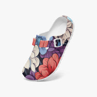 Women's Blue Floral EVA Clogs