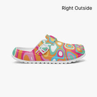 Women's Multi Colour Abstract Patterned EVA Clogs