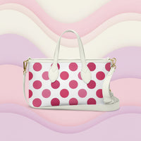 Pink Polka Dot Handbag | Pink Mini Handbag