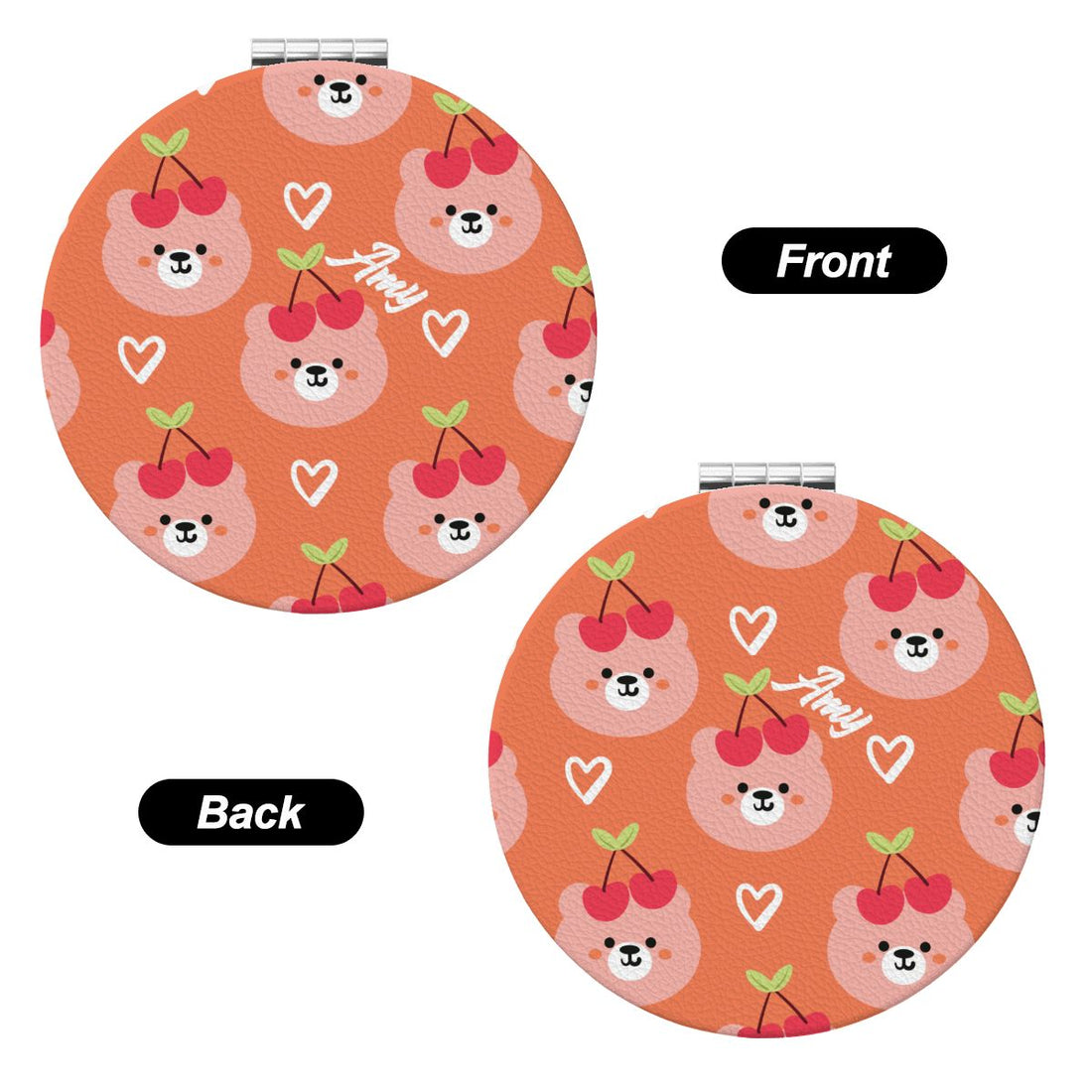 Personalized Pamper Gift Set | Teddy Bear & Cherry Print 3 Piece Kit