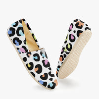 Women's Multi Color Leopard Print Canvas Shoes
