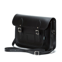 Handmade Leather Satchel - Black-3