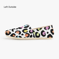 Women's Multi Color Leopard Print Canvas Shoes