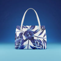 Blue Floral Handbag | Blue Shoulder Handbag