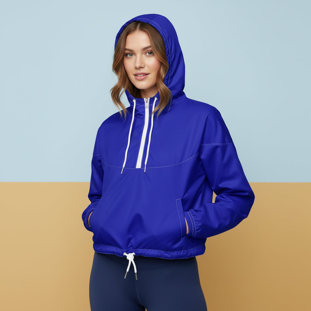 Blue Windbreaker | Women&