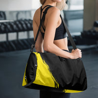 Black And Yellow Gym Bag Womens