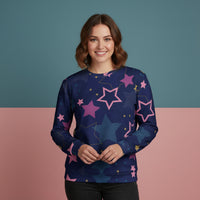 Star Pattern Sweater | Aesthetic Celestial Graphic Unisex Pullover