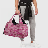 Women's Pink Camo Gym Bag in Canvas