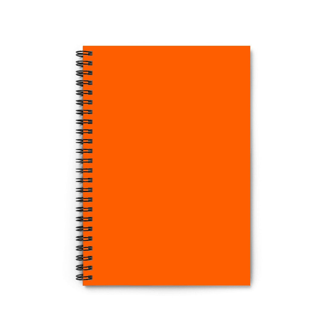 Plain Orange A5 Spiral Notebook