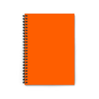 Plain Orange A5 Spiral Notebook