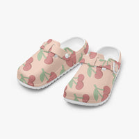Women's Blush Pink Cherry EVA Clogs