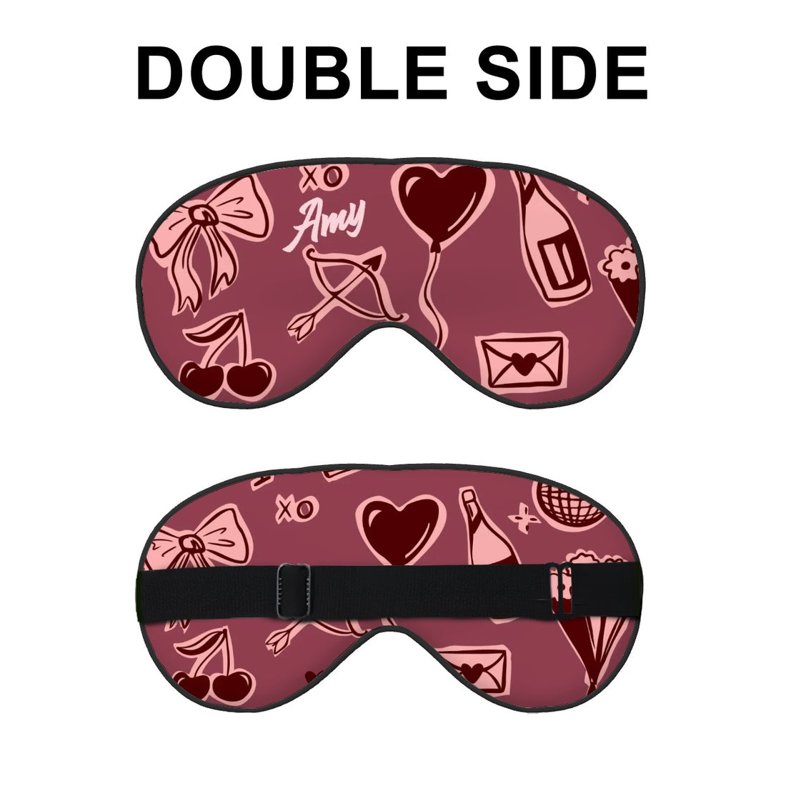 Custom Spa Gift Set | Romantic Cherry Ribbon & Bow Print Kit