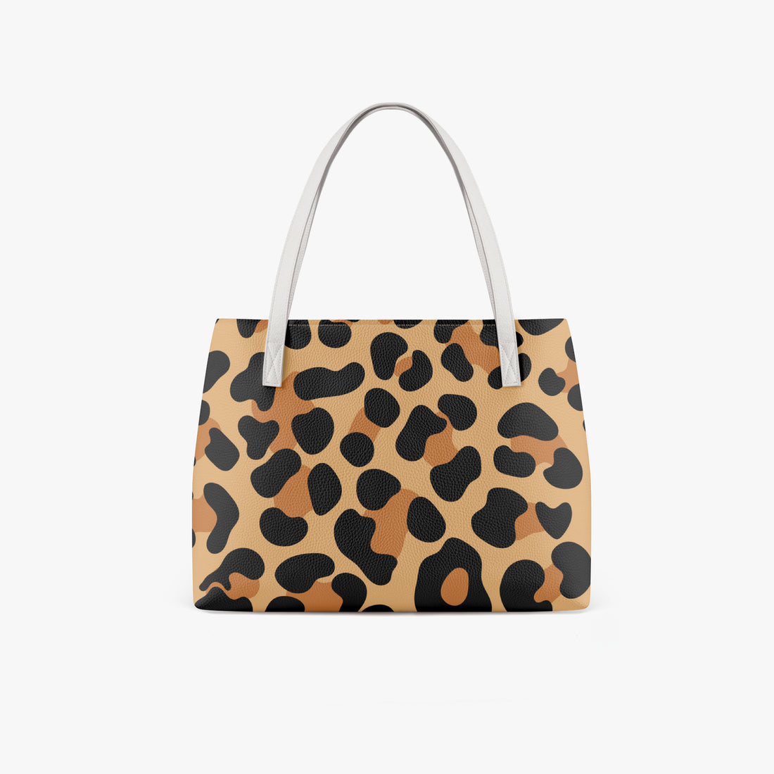 Handbags Leopard Print Classic Brown Shoulder Tote Bag Waterproof Leather
