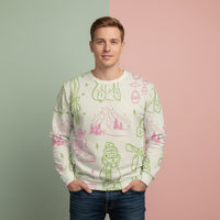 Apres Ski Sweater | Aesthetic Mountain Graphic Pullover for Women