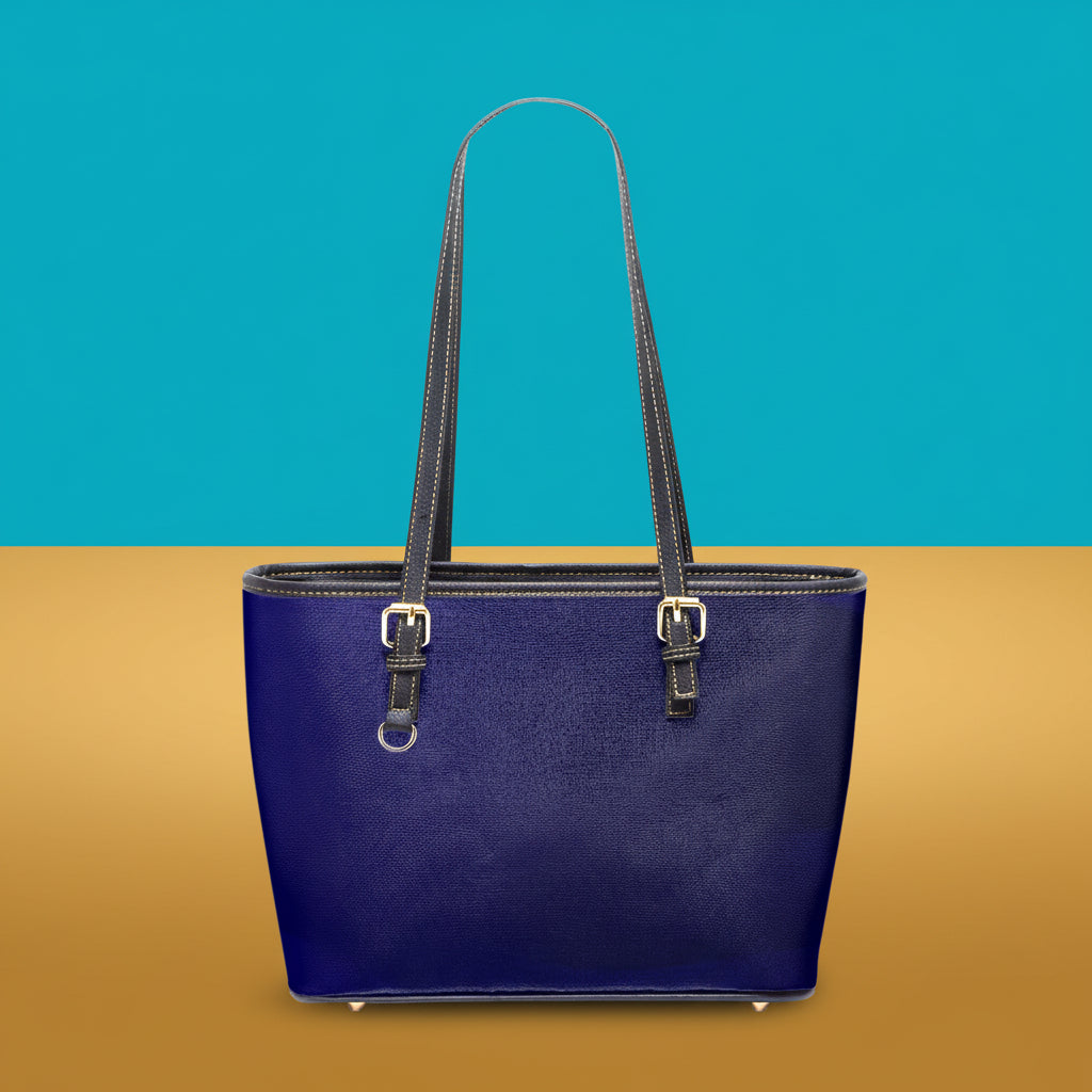 Dark Blue Leather Handbags | Blue Leather Handbag