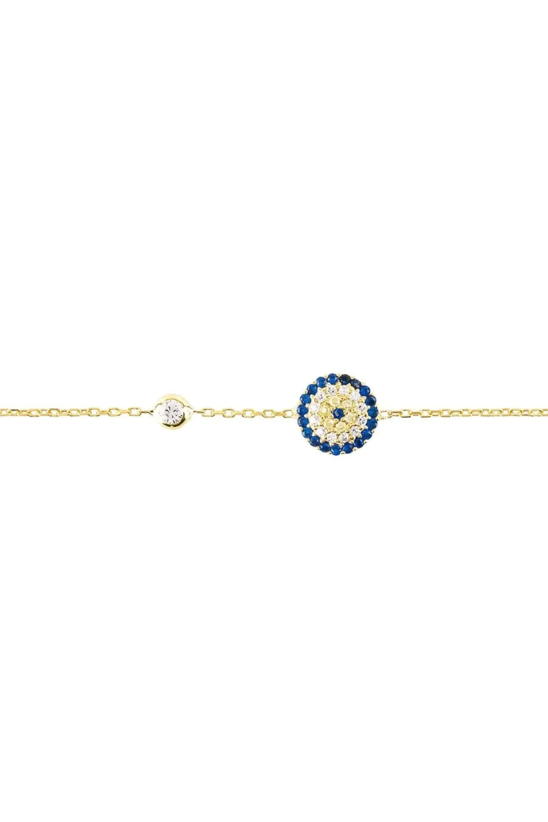 Evil Eye Bracelet Gold-2