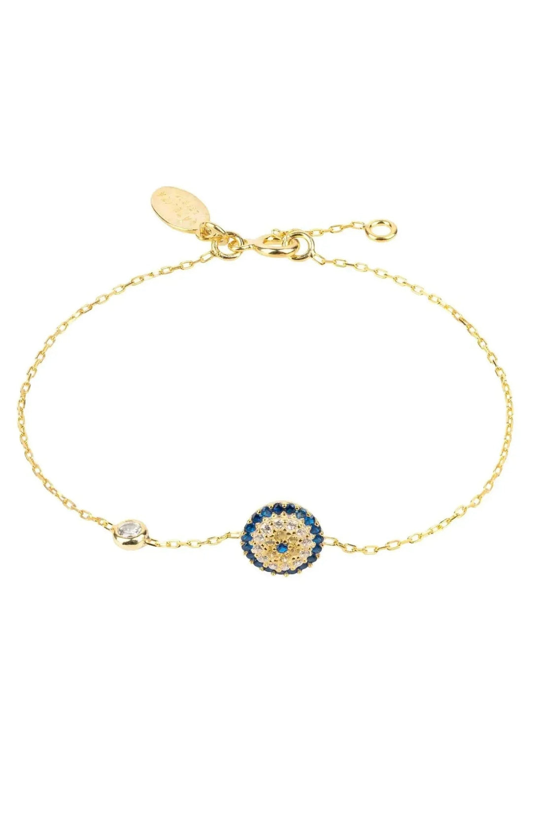 Evil Eye Bracelet Gold-0
