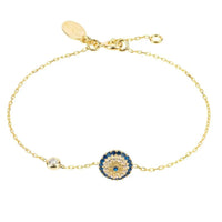 Evil Eye Bracelet Gold-0