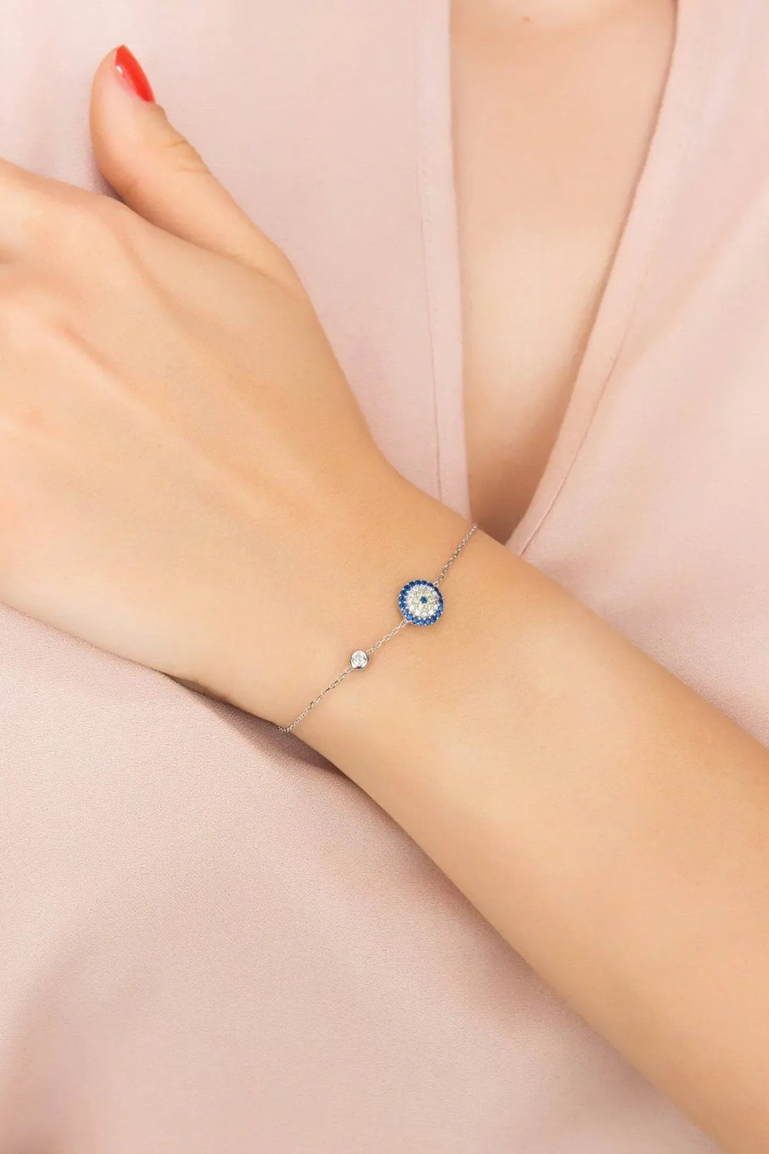 Evil Eye Bracelet Silver-1