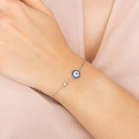 Evil Eye Bracelet Silver-1