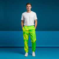 Green Track Pants | Unisex Lightweight Streetwear Joggers
