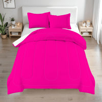 Hot Pink Queen Comforter Set
