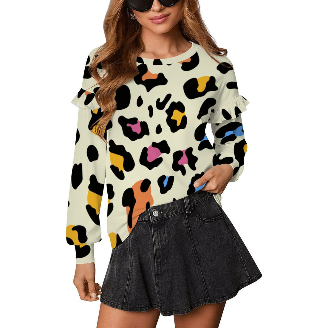 Animal Print Tops Women&