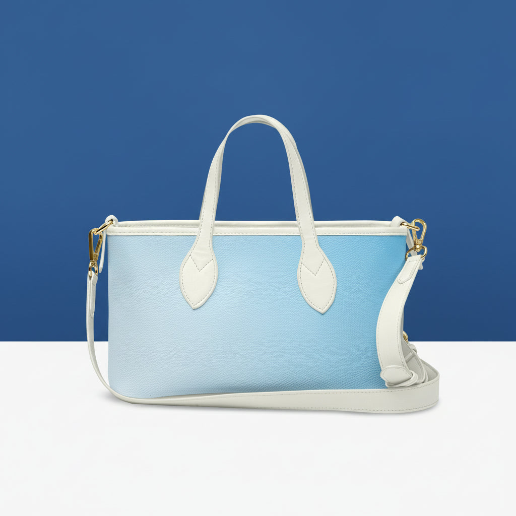 Light Blue Tote Handbag | Blue Mini Handbag
