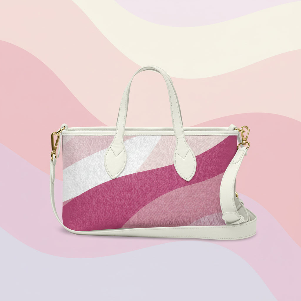 Pink And White Handbags | Pink Mini Handbag