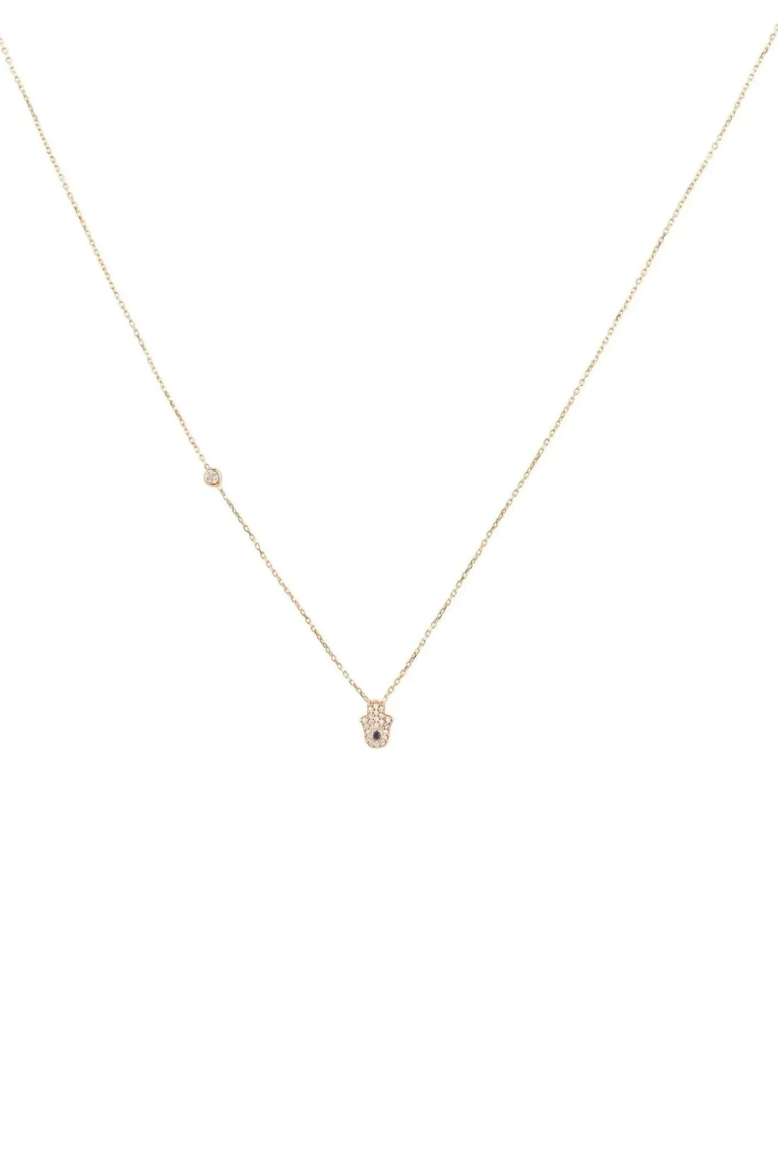 Hamsa Hand Necklace-5