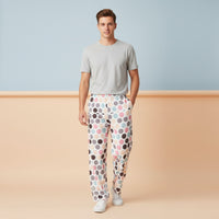 Polka Dot Wide Leg Pants | Retro Spotted Aesthetic Streetwear Baggy Joggers