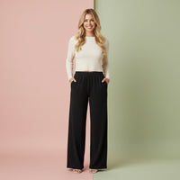 Black Wide Leg Pants | High Waisted Dress Pants Style Streetwear Baggy Joggers
