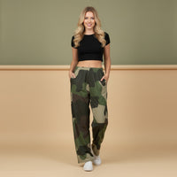 Camouflage Wide Leg Pants | Army Cargo Fatigue Urban Streetwear Baggy Joggers