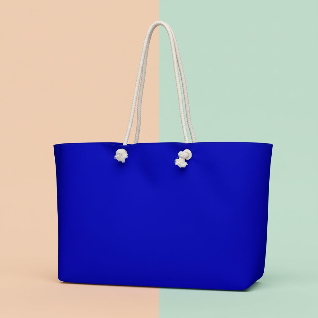 Dark Blue Canvas Tote Bags | Reliable Oversized Weekender