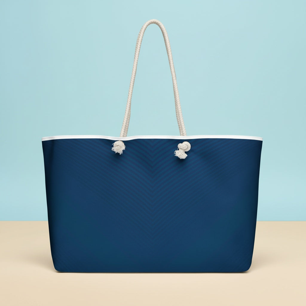 Navy Canvas Tote Bags | Timeless Oversized Weekender