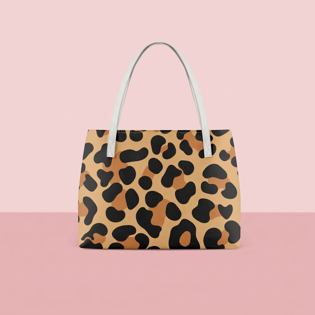 Tote Bags For Women Brown Leopard Print