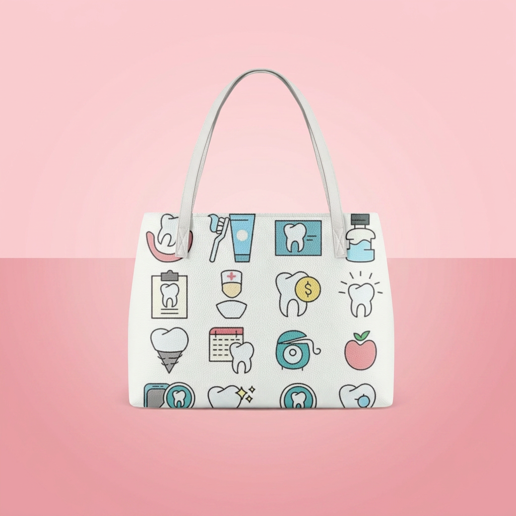 Tote Bags For Women Nursing Dental Icon Design