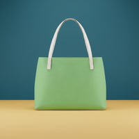 Green Tote Handbag | Spacious PU Leather Shoulder Bag