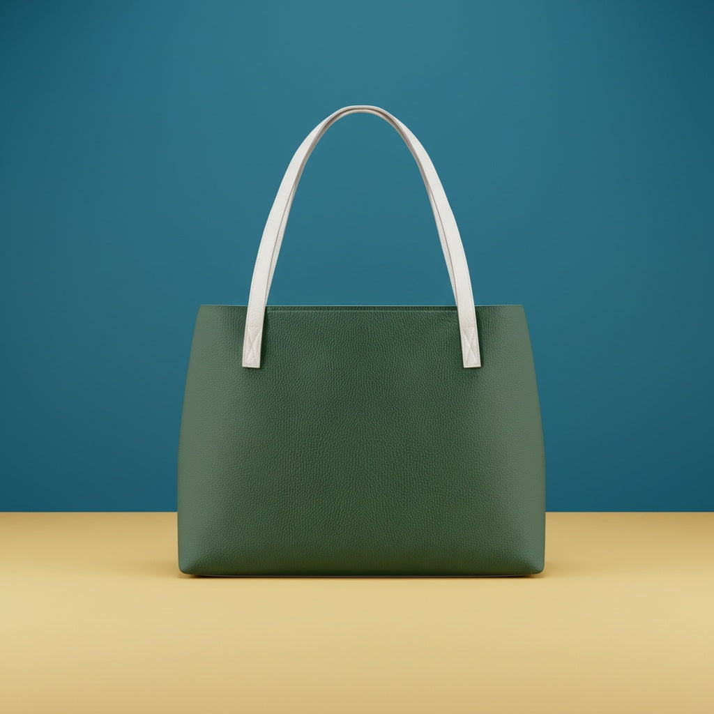 Dark Green Handbag | Sophisticated Forest Tone Tote