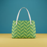 Green Handbag For Women | Practical PU Leather Shoulder Tote