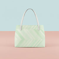 Mint Green Handbags | Refreshing Pastel PU Leather Tote