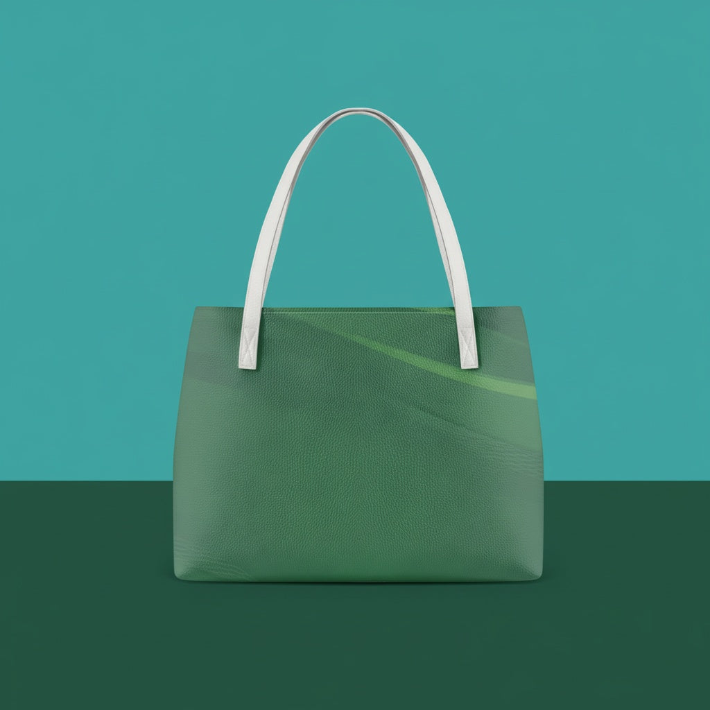 Green Handbag | Waterproof PU Leather Shoulder Tote